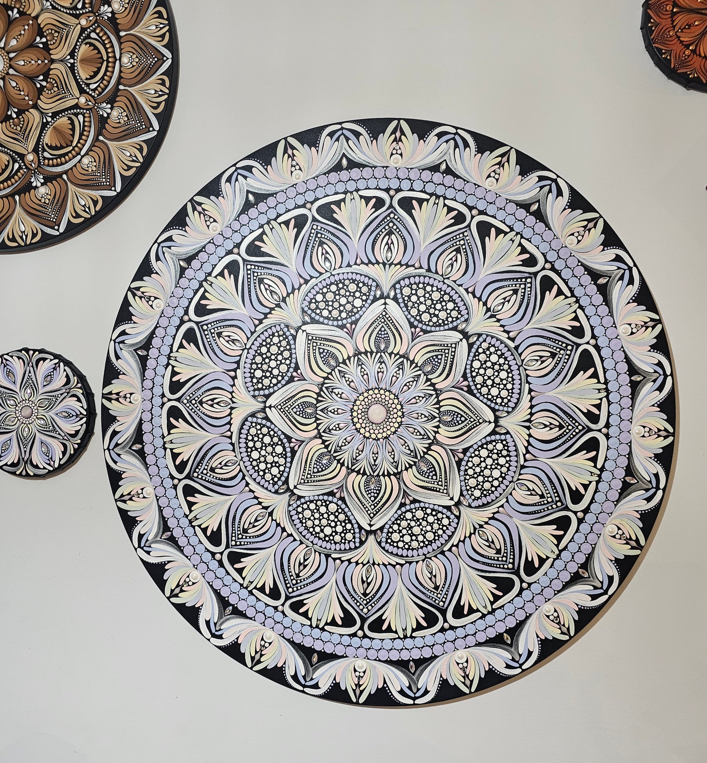 Mandala Coeur de Cristal ✨ Afficher au centre holistique l'Harmonie.