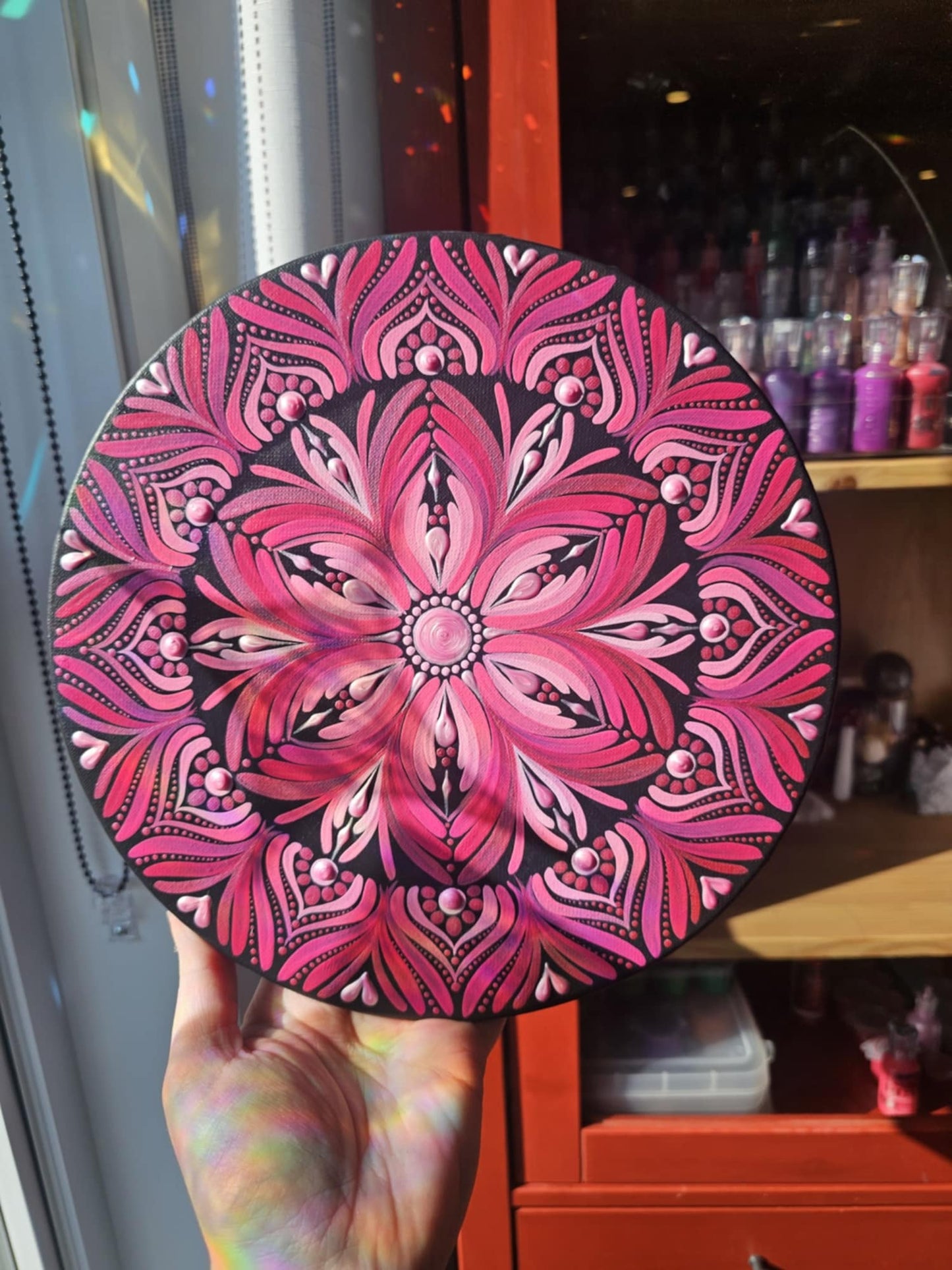 Pink Mandala 10 inch