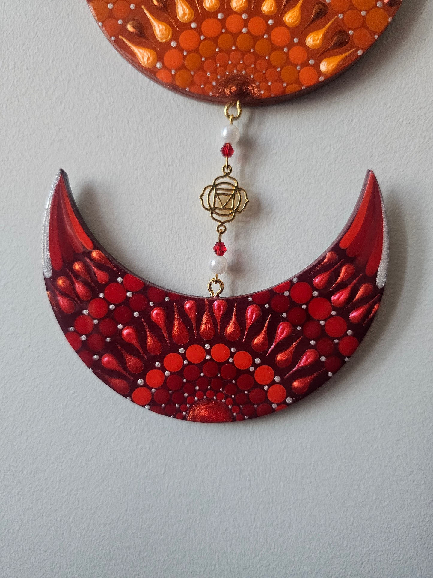 Bannière représentant les chakras en forme de lunes ✨🌙