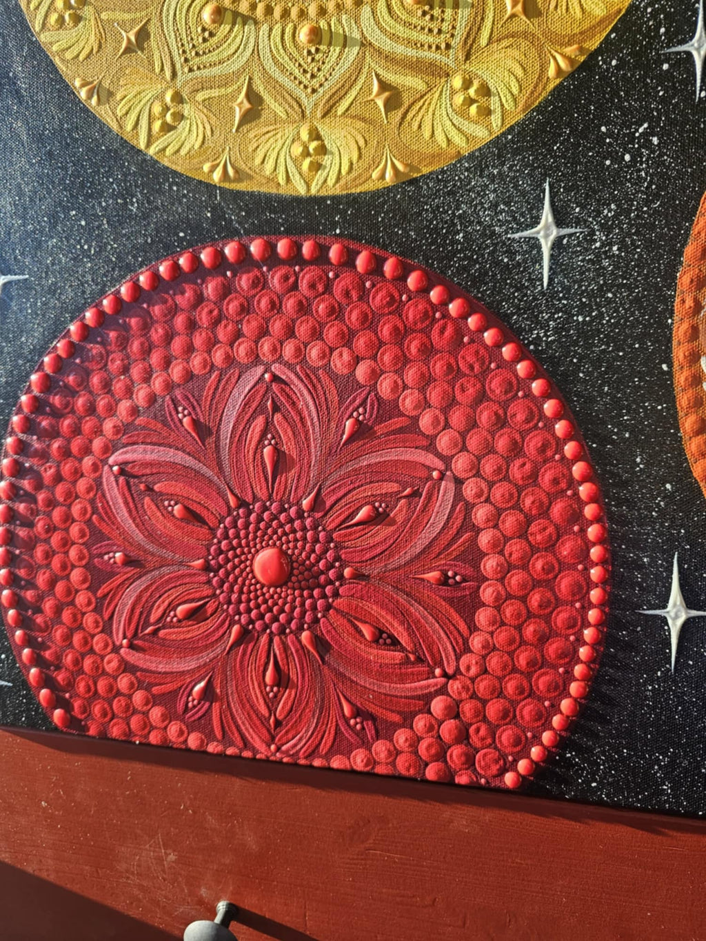 Symphonie de chakra cosmique. Afficher au centre holistique l'Harmonie.