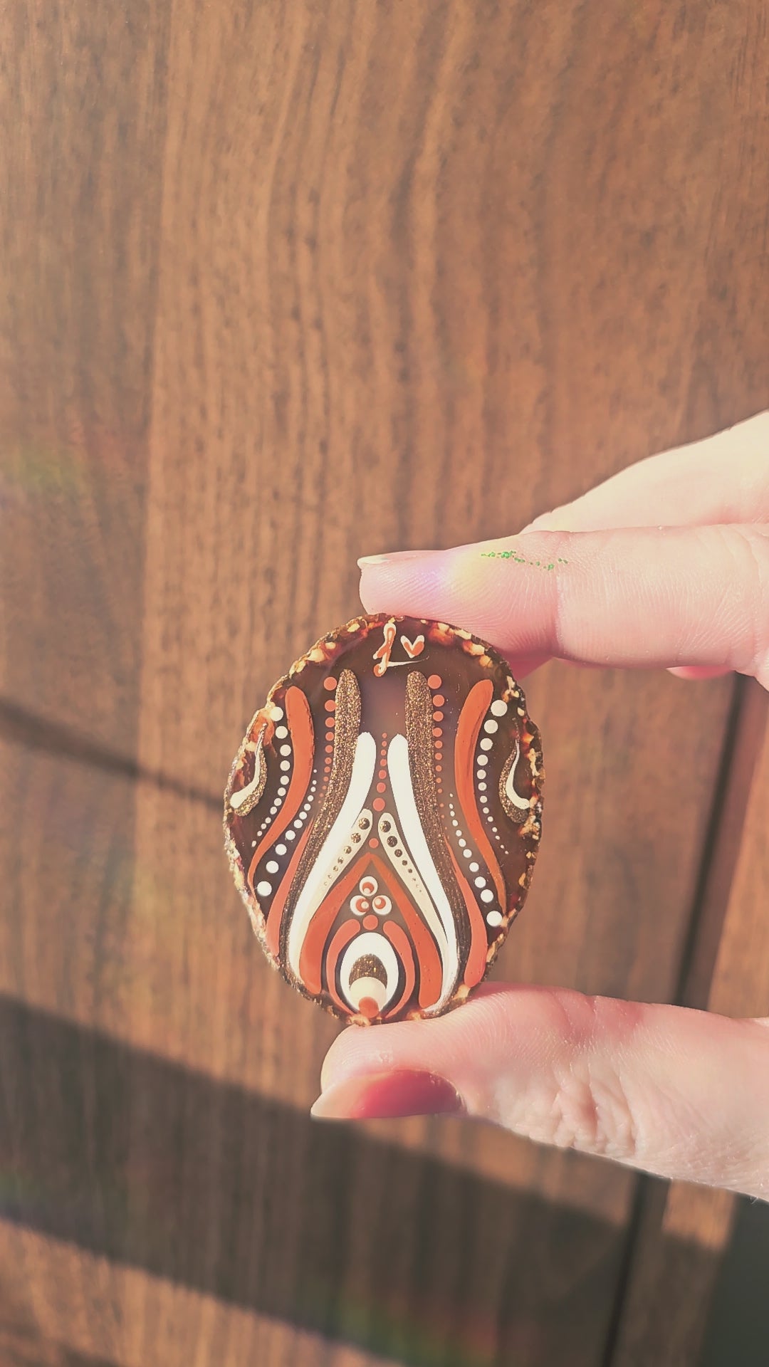 Tranche d'Agate peint 🖌️✨