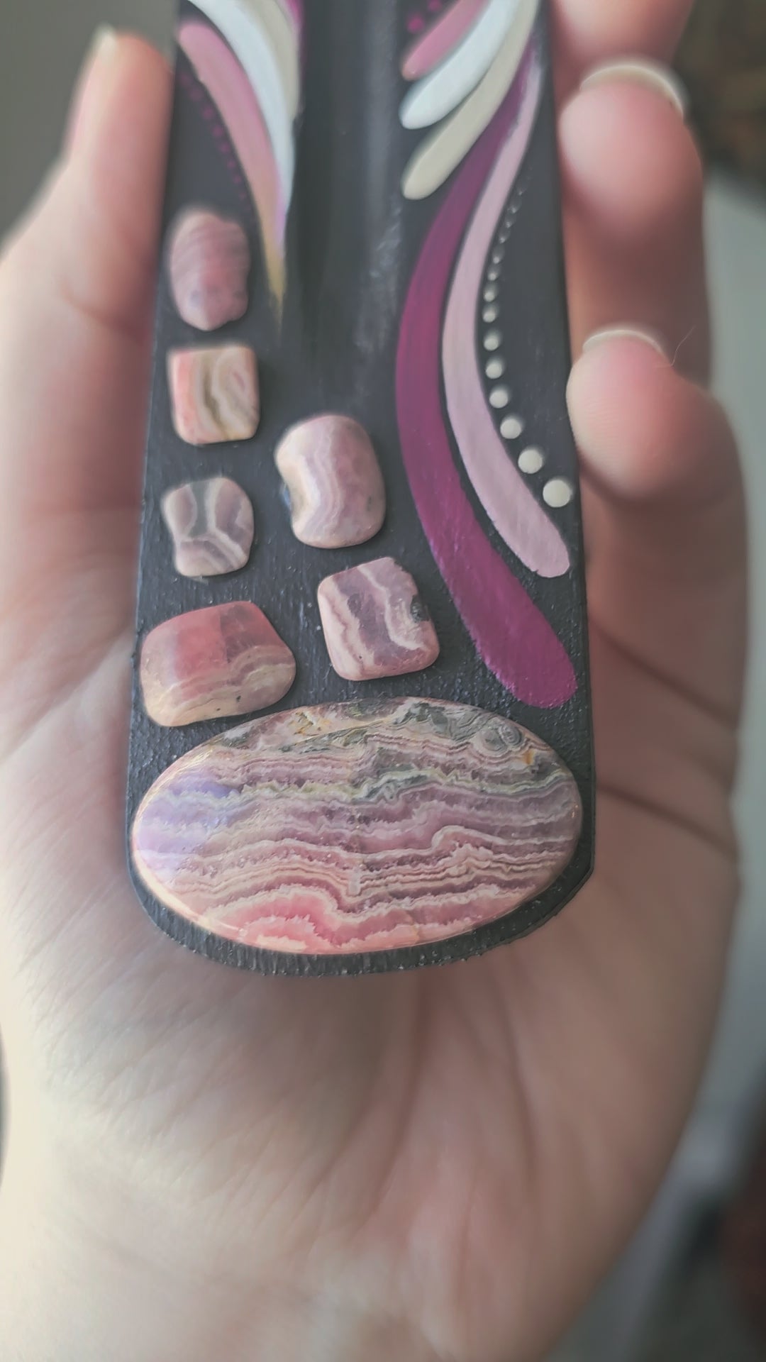 Incense burner with rhodochrosite 💕✨