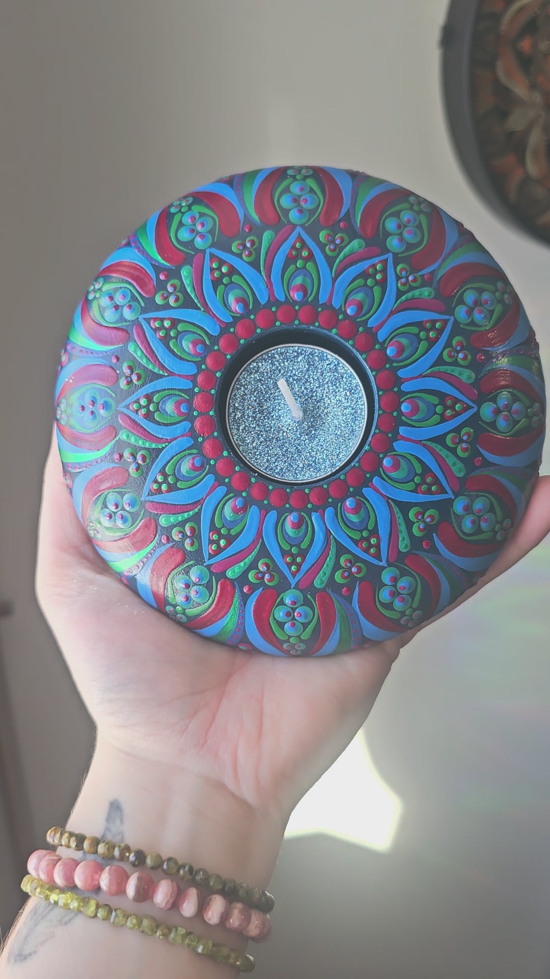 Bougeoir ❤️💙 Afficher au centre Holistique l'Harmonie.