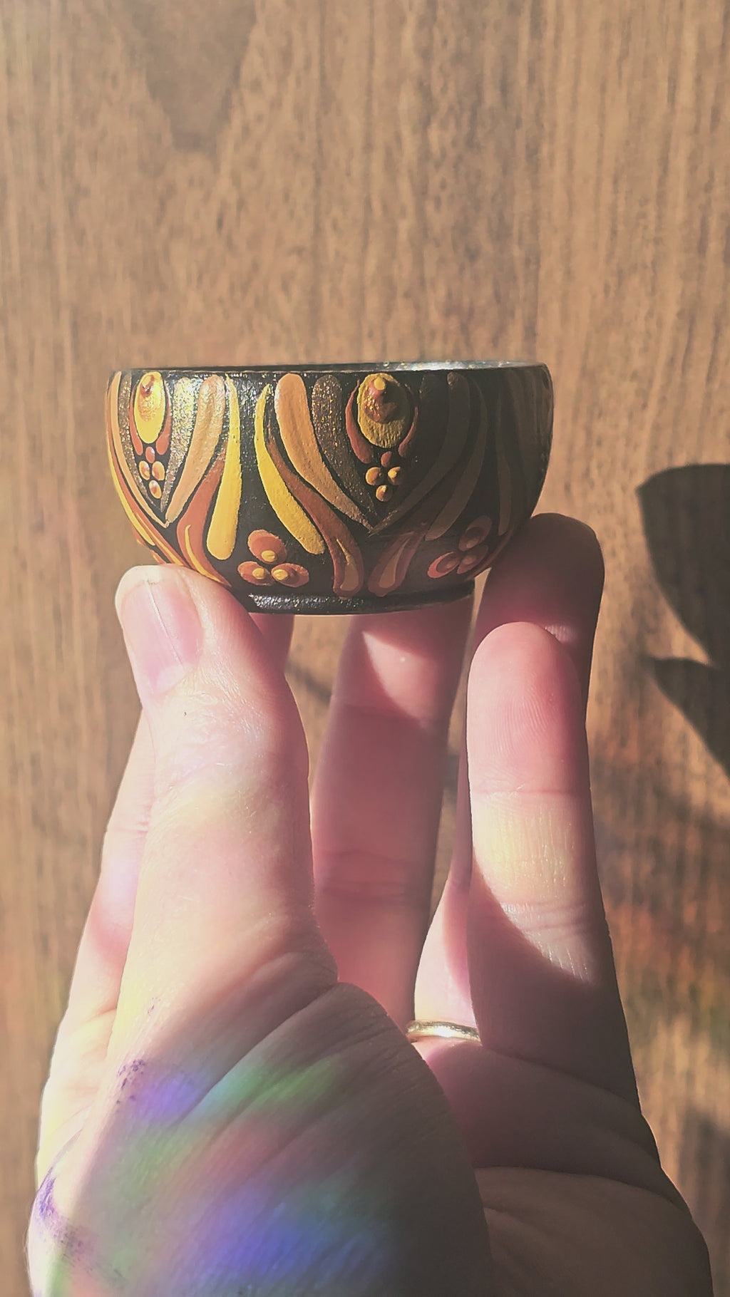 Petit bol en bois 🤎💛