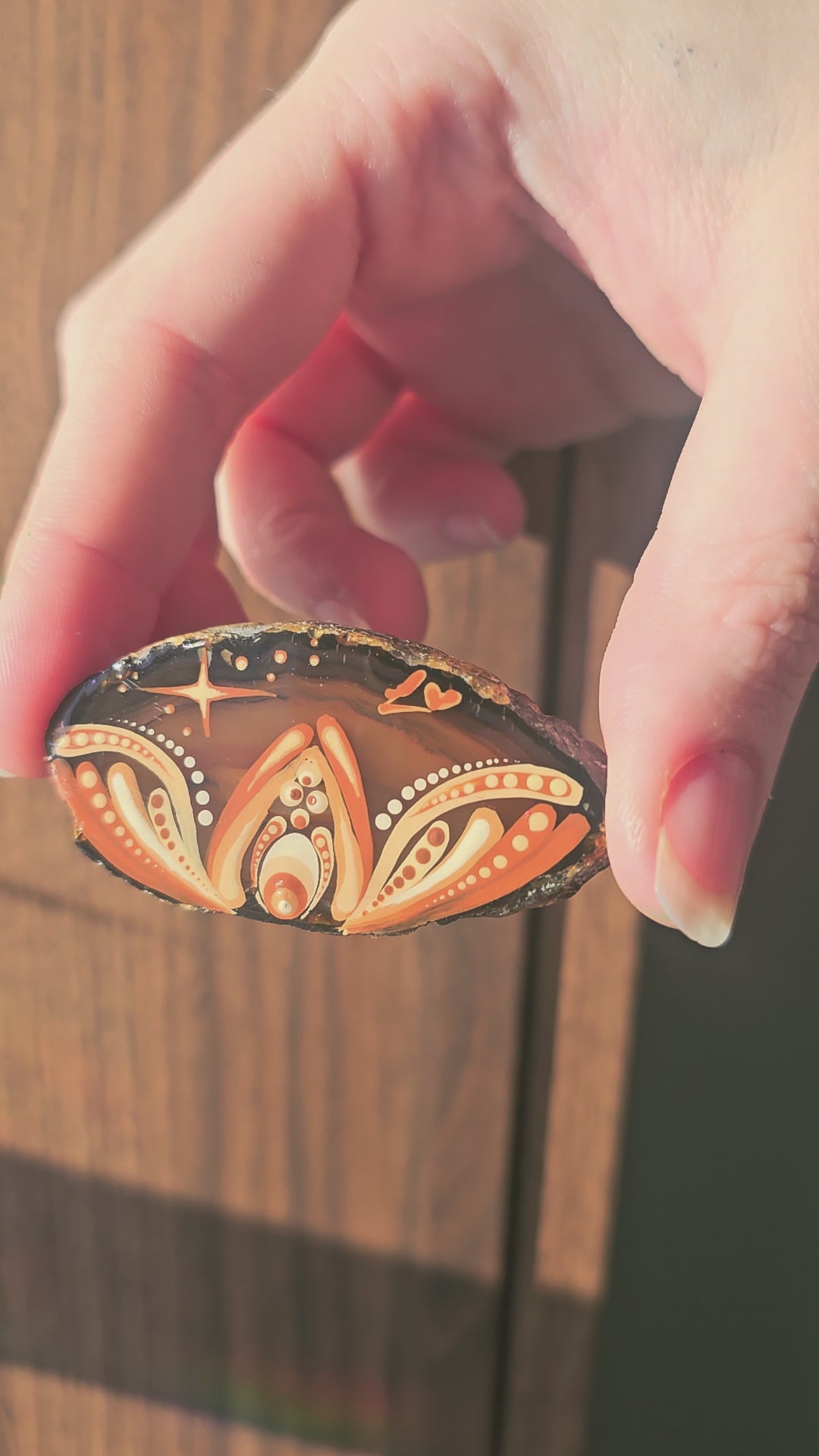 Tranche d'Agate peint 🖌️✨