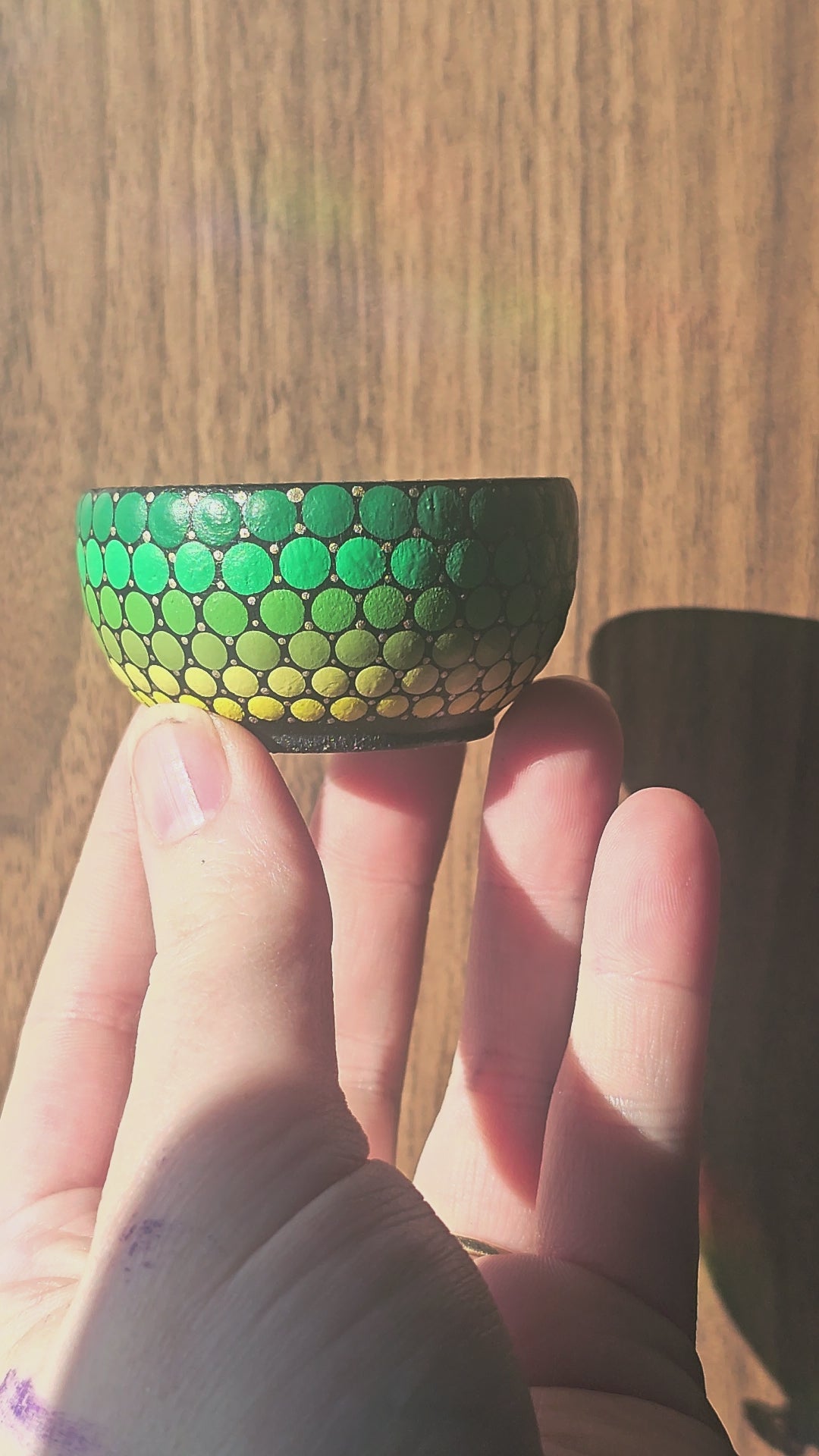 Petit bol en bois 💚✨Afficher au centre Holistique l'Harmonie.