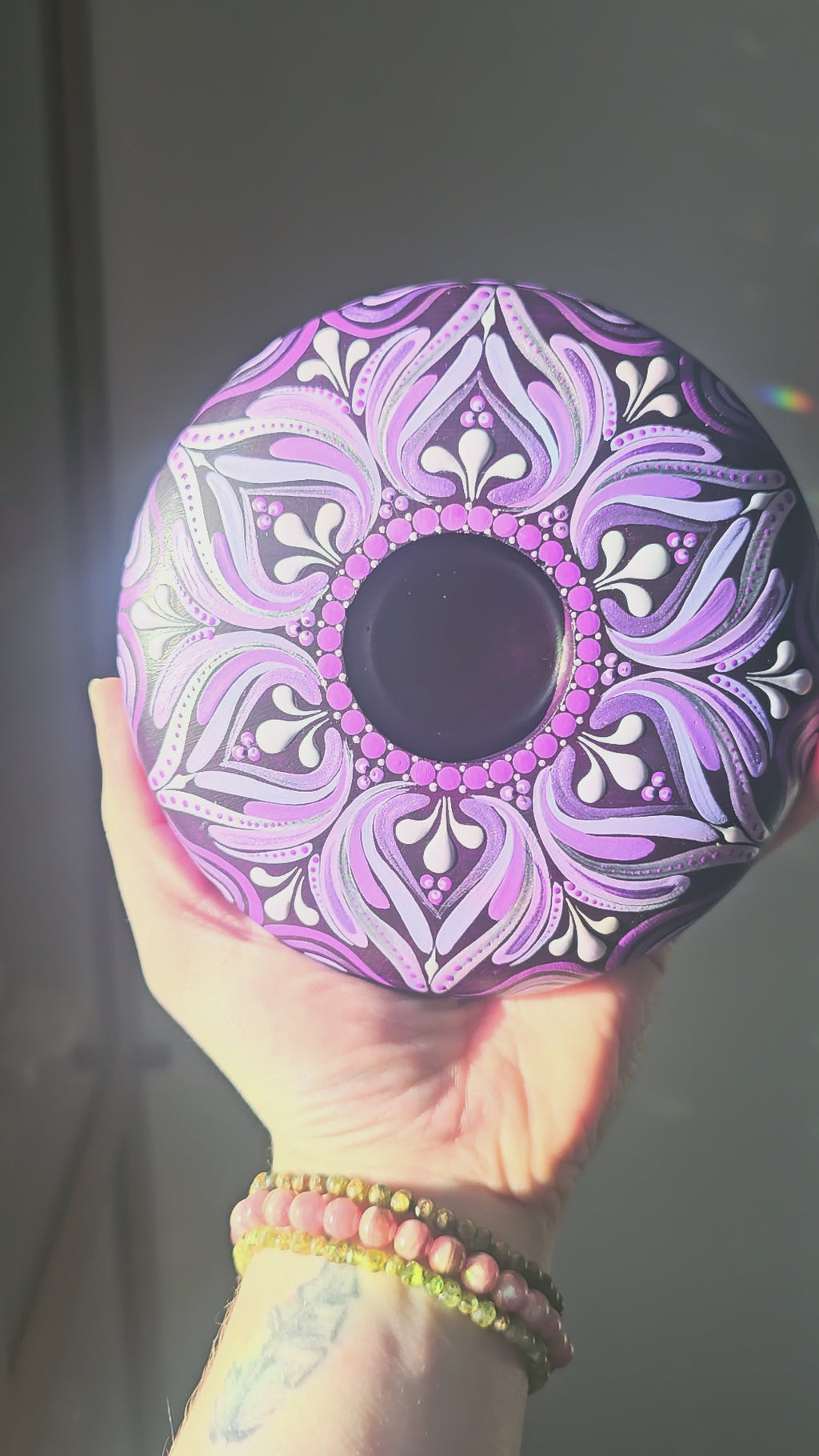 Bougeoir violet ✨💜🕯️