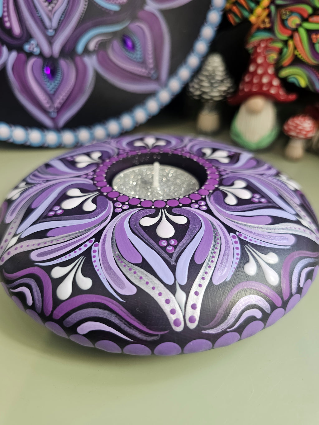 Bougeoir violet ✨💜🕯️