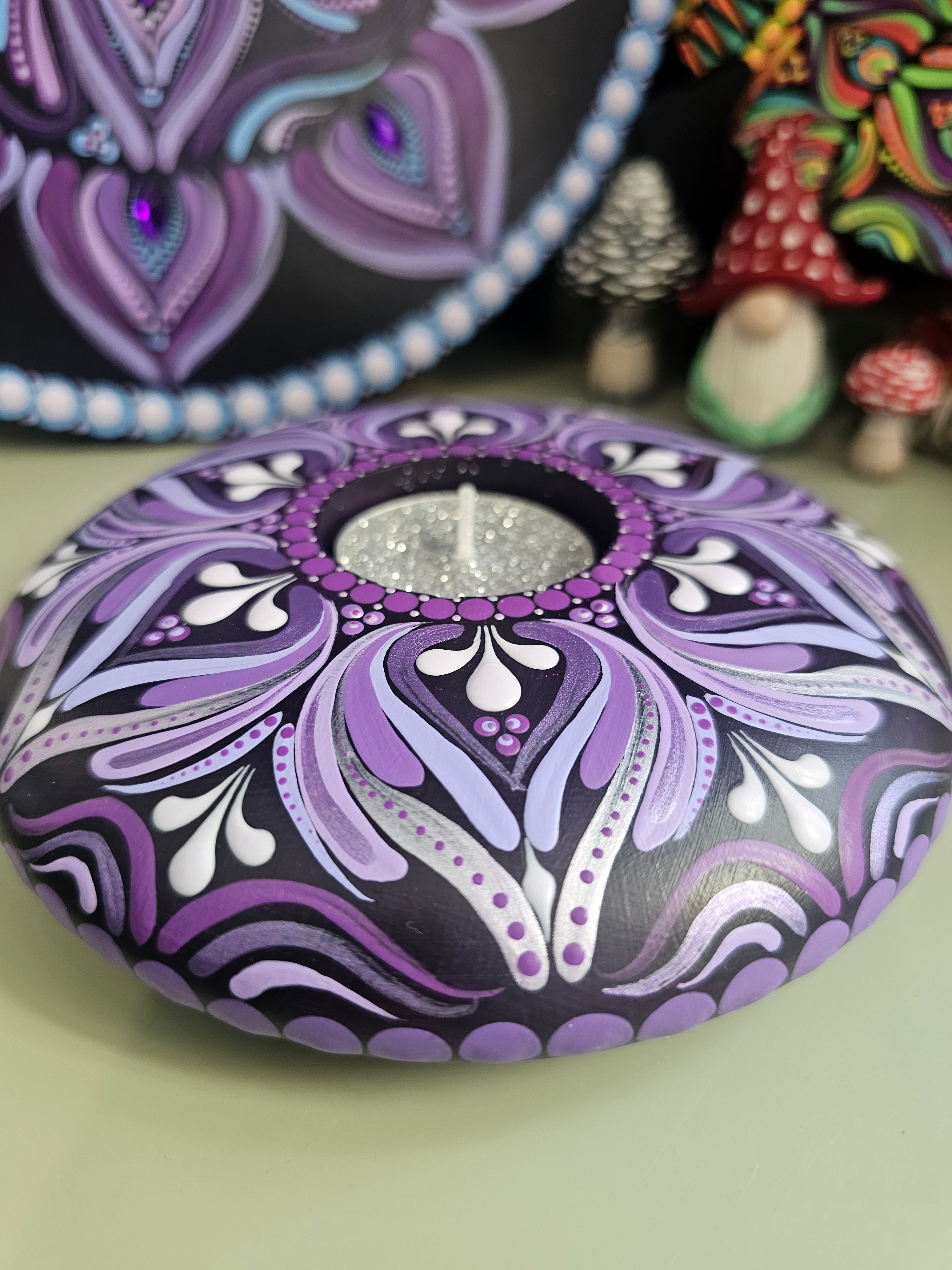 Bougeoir violet ✨💜🕯️