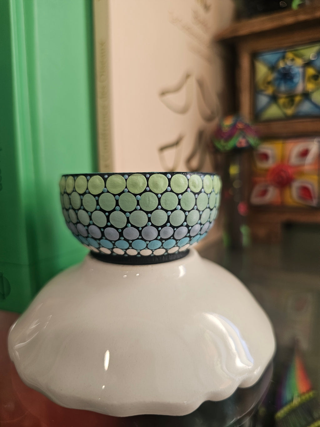 Petit bol en bois 🩵💫💚