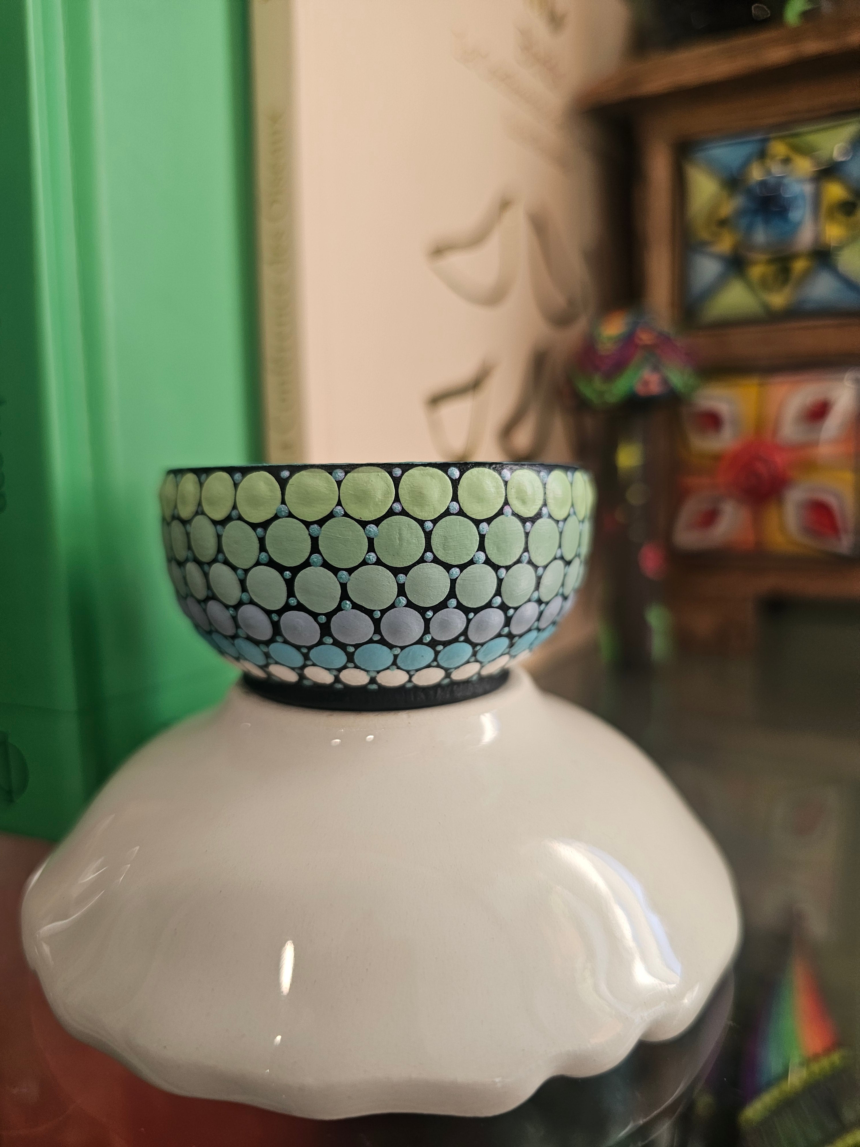 Petit bol en bois 🩵💫💚