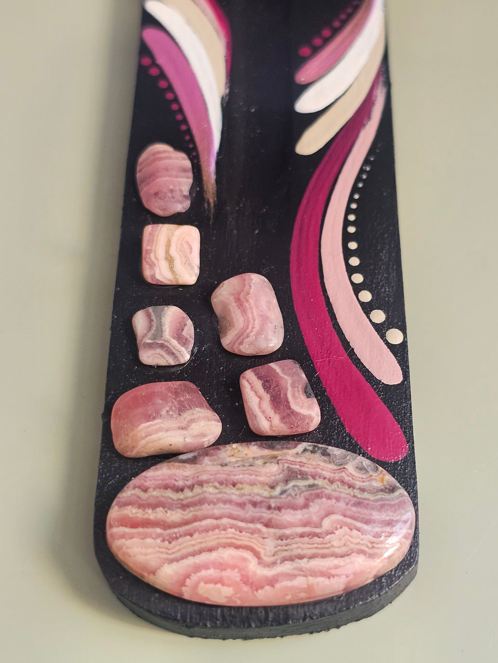 Incense burner with rhodochrosite 💕✨