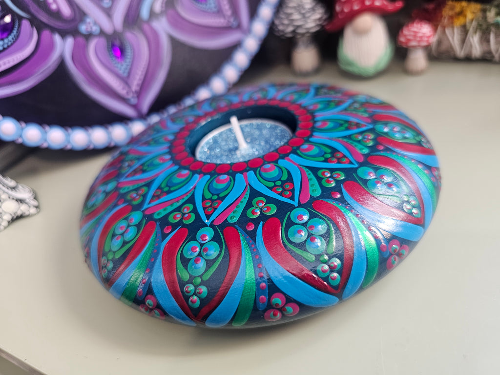 Bougeoir ❤️💙 Afficher au centre Holistique l'Harmonie.