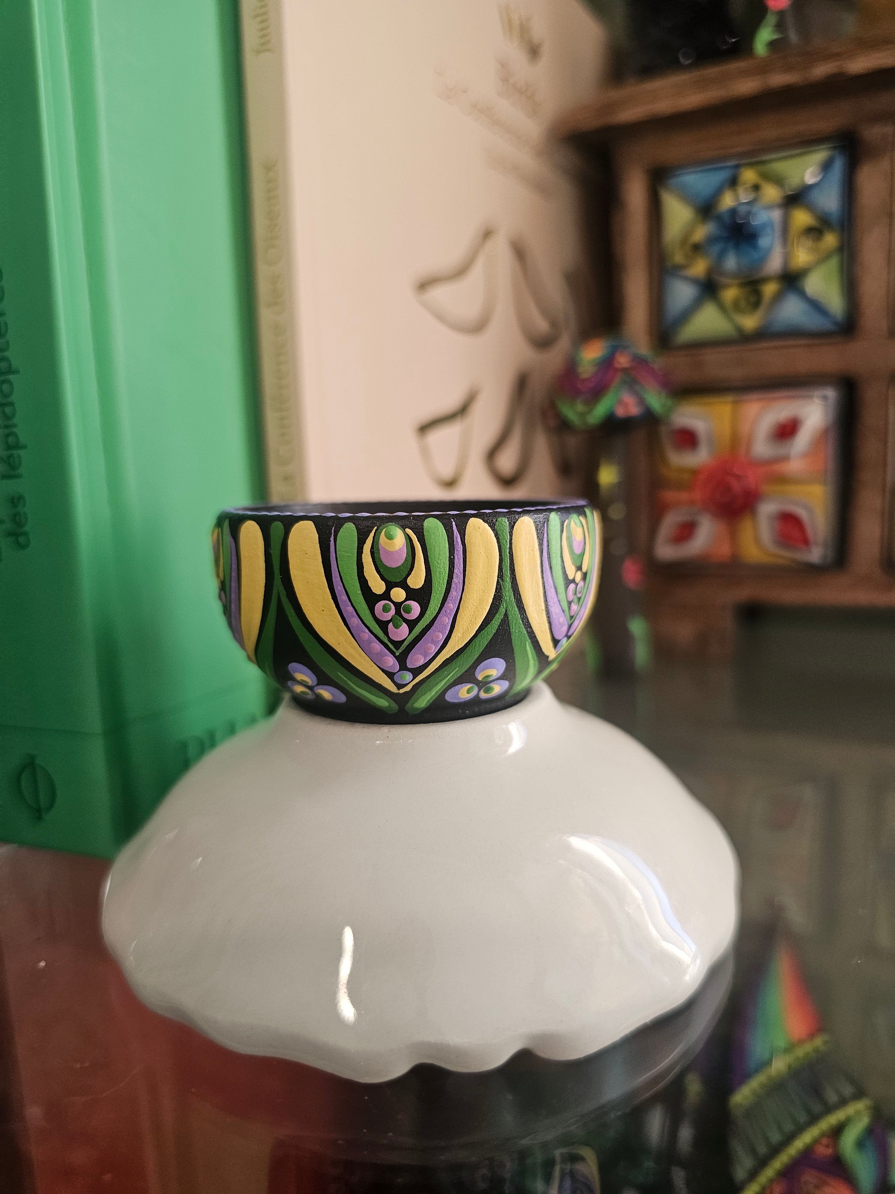 Bol en bois 💐🌷Afficher au centre Holistique l'Harmonie.