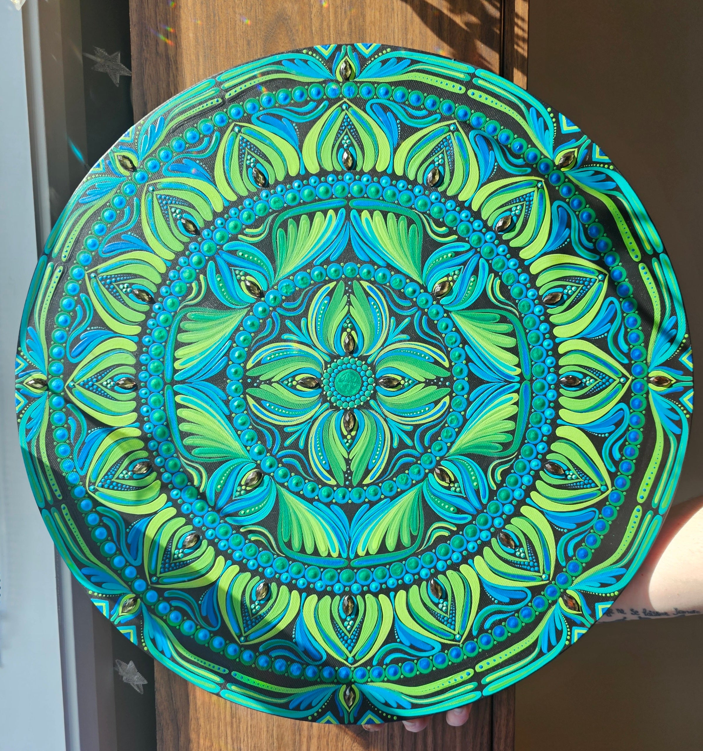 Paon des étoiles Galactique 🦚🌌Afficher au centre Holistique l'Harmonie.