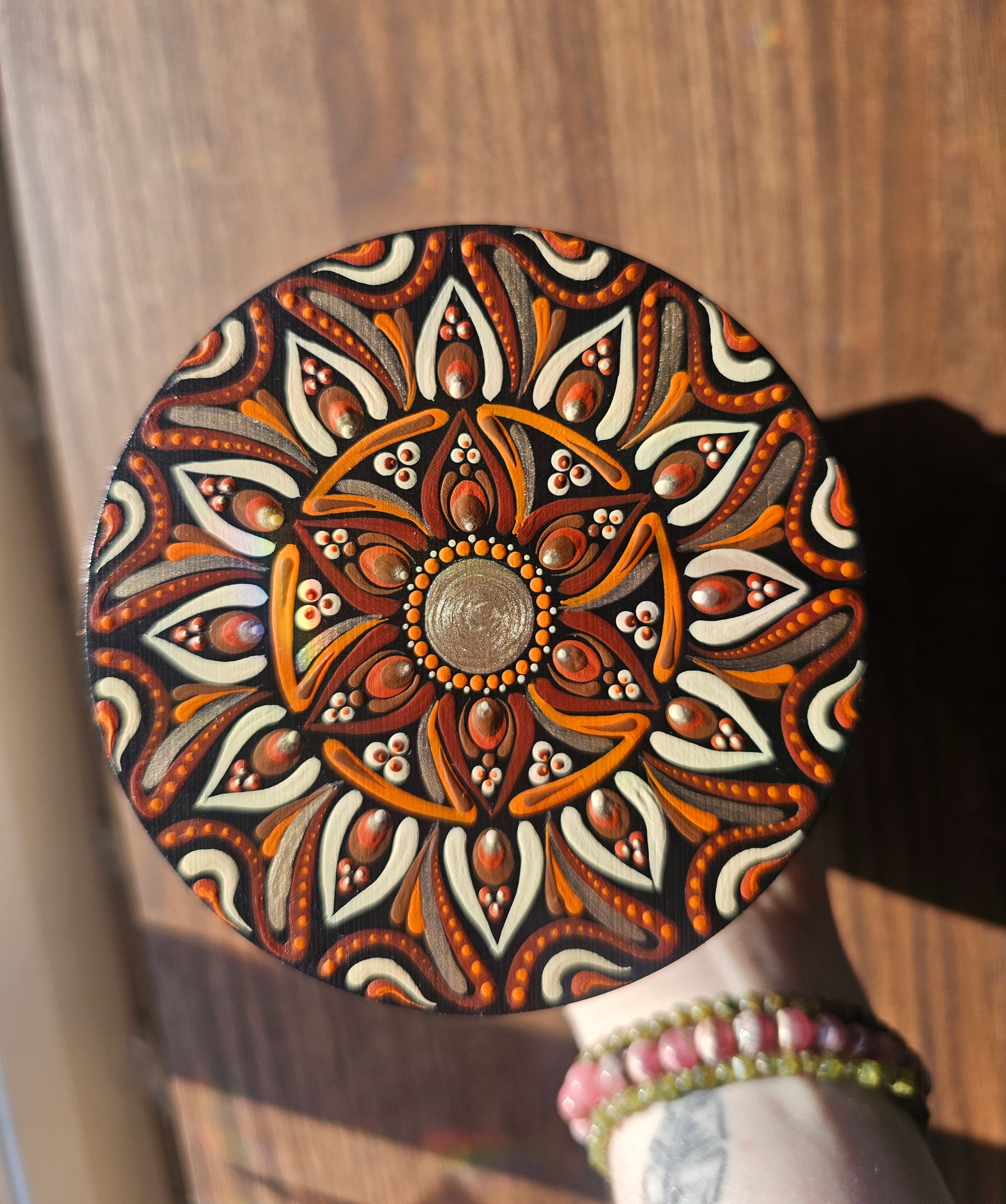 Bol en céramique avec couvercle en bois 👻🎃